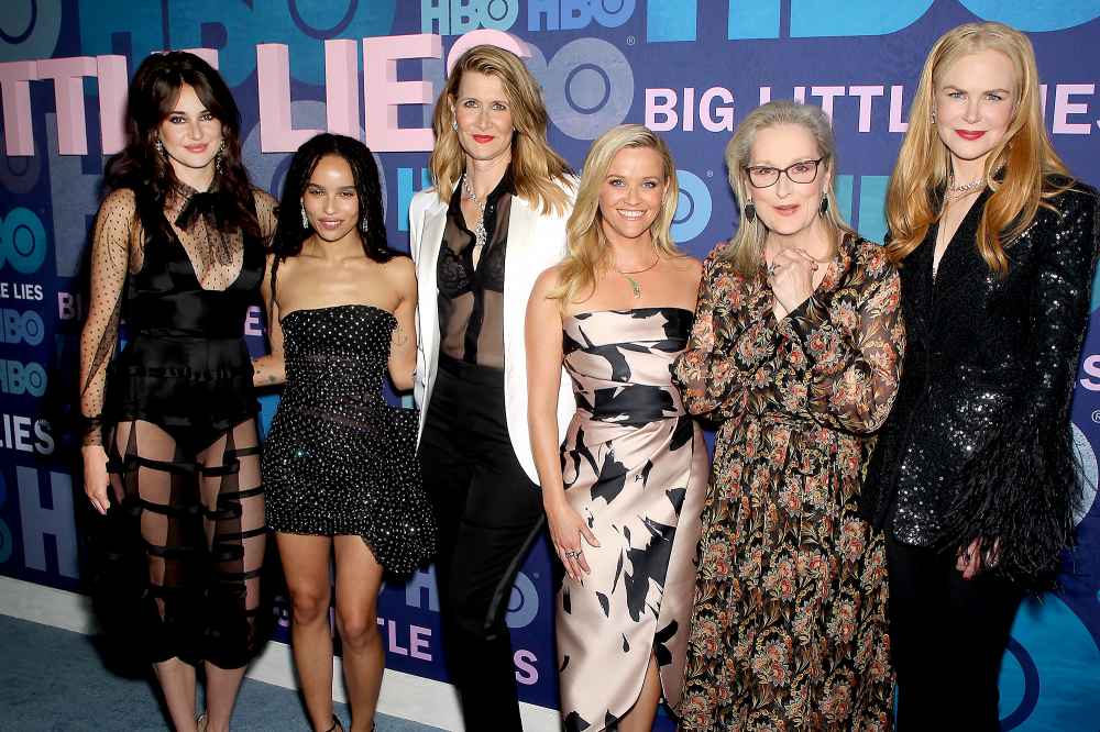 Zoe Kravitz and the cast of Big Little Lies