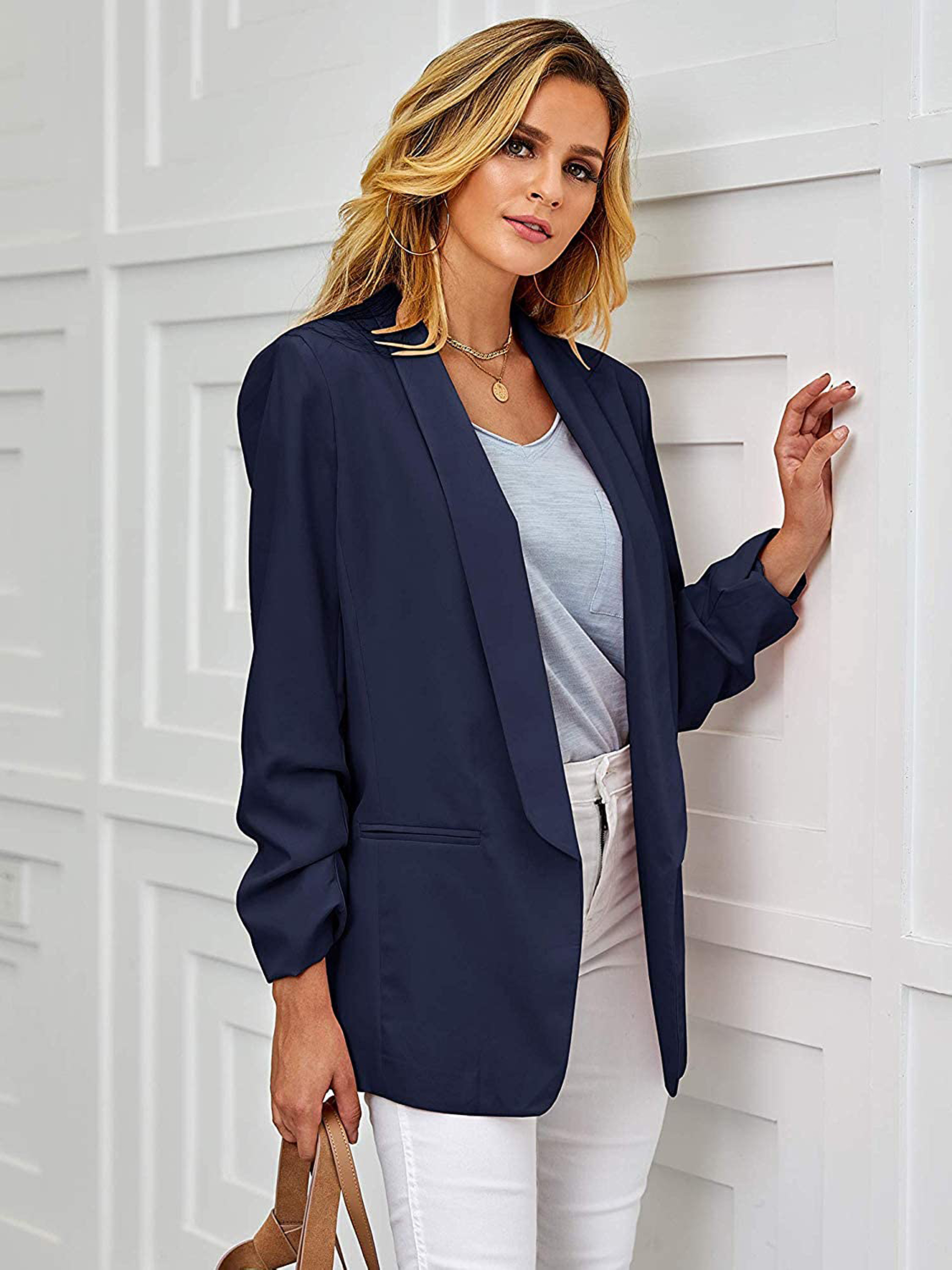 Soulomelody 3/4 Sleeve Blazer