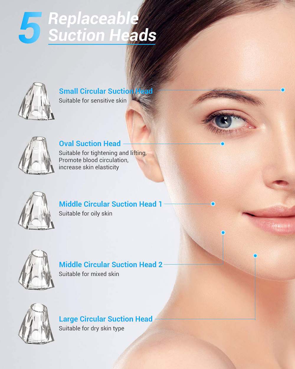 EUASOO Blackhead Remover Vacuum