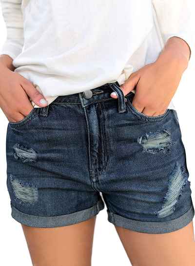 Luvamia Ripped Denim Jean Shorts Are Changing the Game