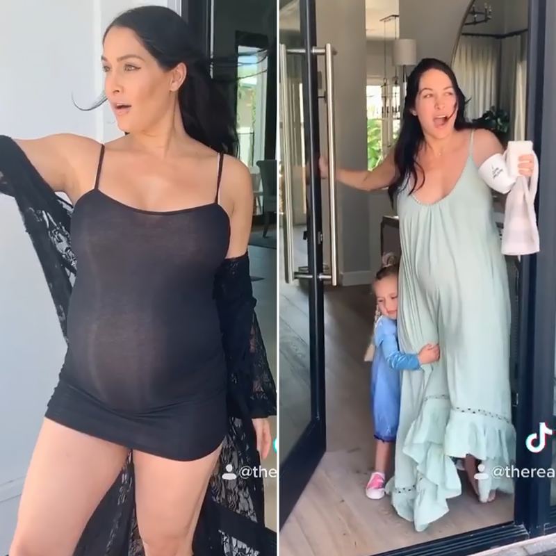 Nikki Bella and Brie Bella’s Baby Bump Album: See Pics From the Twin Sisters’ Pregnancies