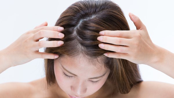 root touch up stock photo