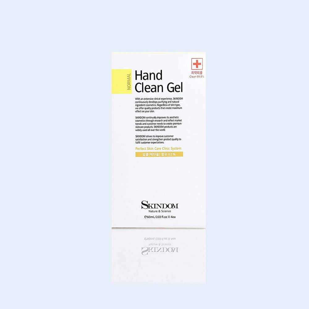 Skindom Hand Sanitizer Clean Gel (4-Pack)