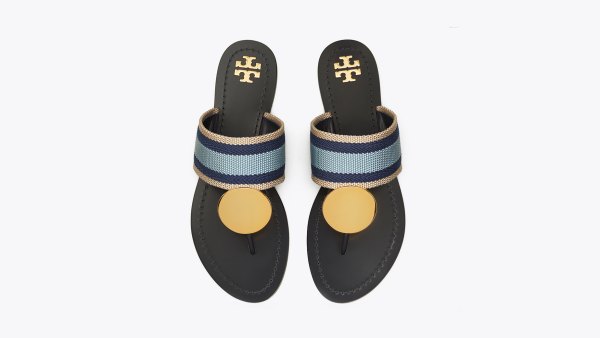 Patos Striped Disk Sandal