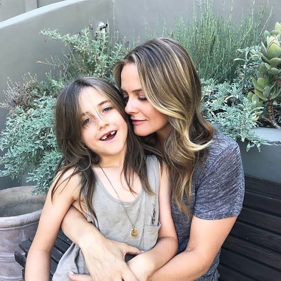 Alicia Silverstone and Bear Alicia Silverstone Best Parenting Quotes About Raising Son Bear