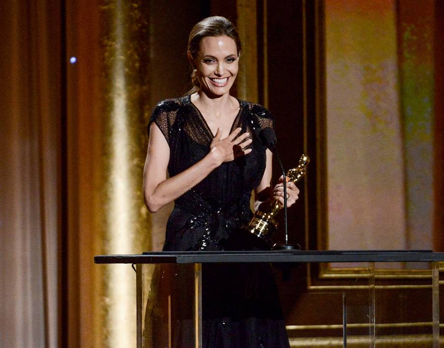 Angelina Jolie Received the Jean Hersholt Humanitarian Award
