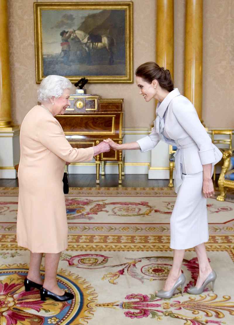 26 Queen Elizabeth II appointed Angelina Jolie as Honorary Dame Commander of the Order of St Michael and St George