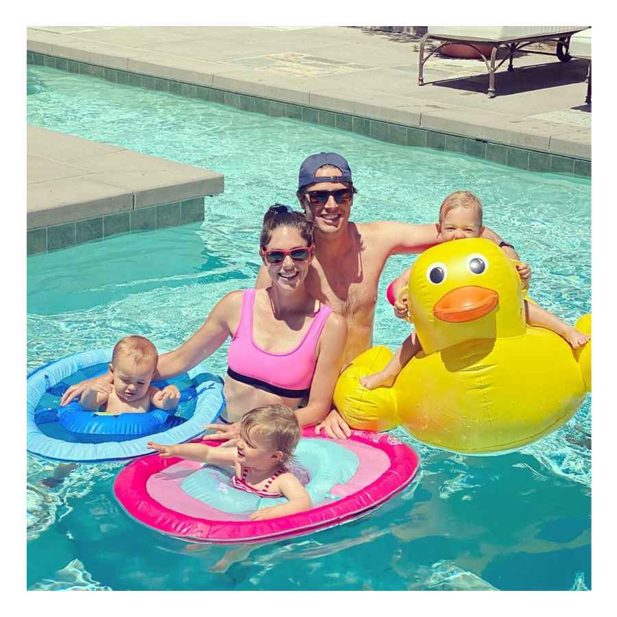 Abby Huntsman Jeffrey Livingston Pool Day Isabel, Ruby and William Livingston