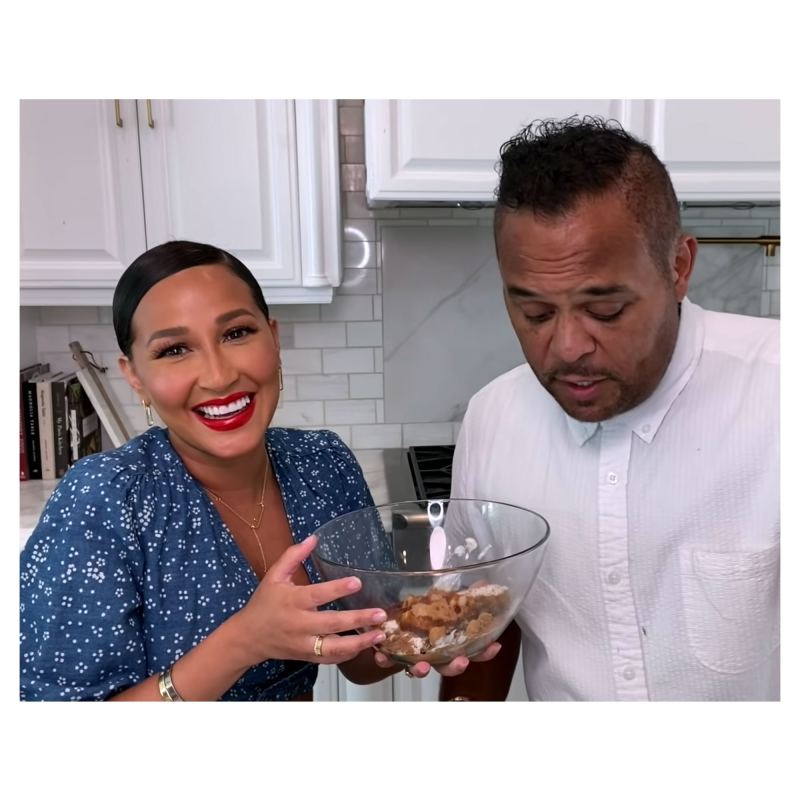 Adrienne Bailon and Israel Houghton Celeb Couples Cooking Together