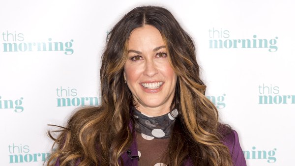 Alanis Morissette Miscarriages Purple Jacket Polka Dots