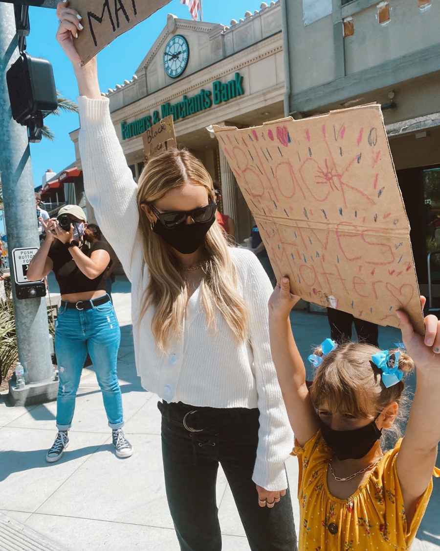 Amanda Stanton Defends Bringing Daughters to Protest Supporting Black Lives Matter Movement