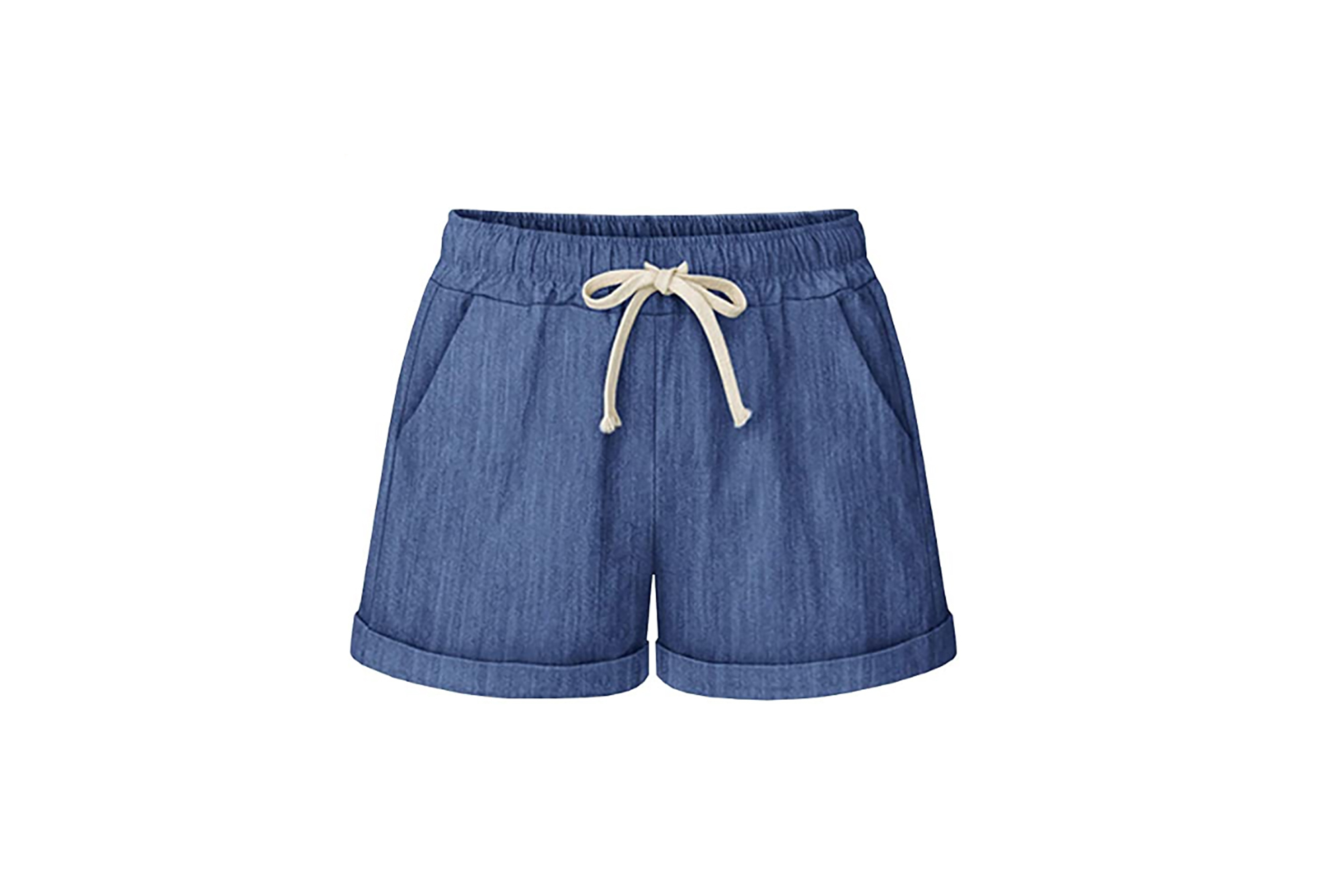 HOW’ON Elastic Waist Casual Shorts With Drawstring
