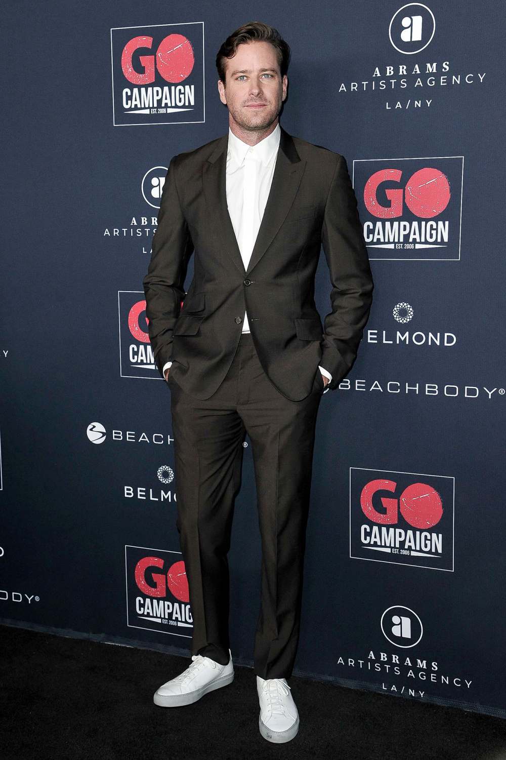 Armie Hammer Ruled by Chaos Go Gala White Shoes