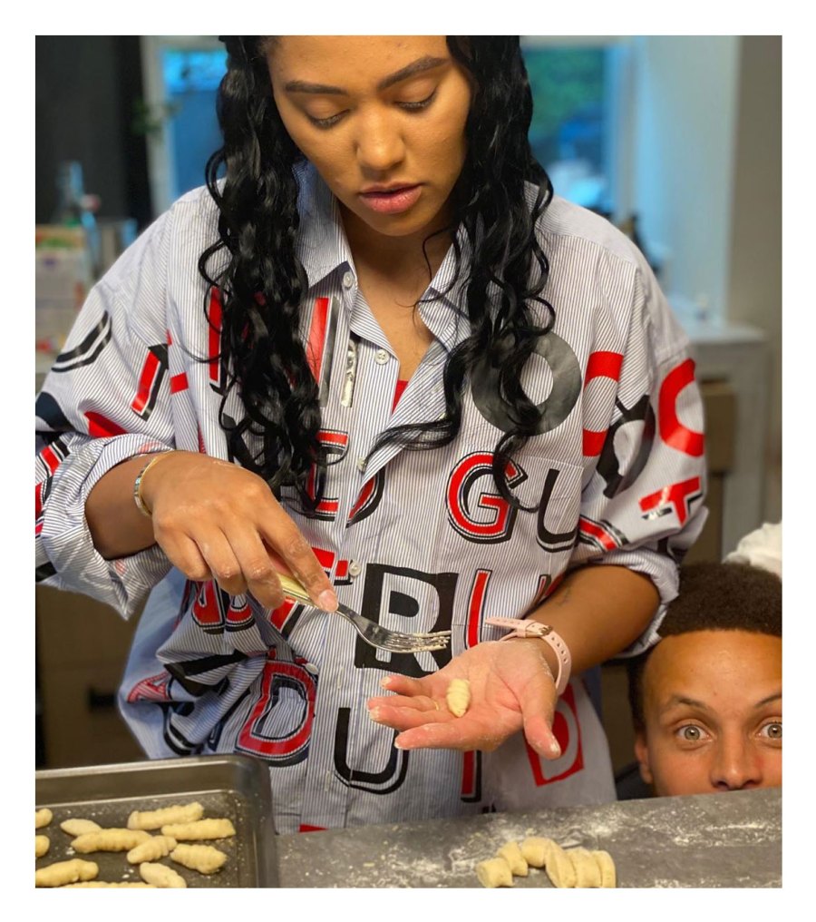 Ayesha and Stephen and Curry Celeb Couples Cooking Together