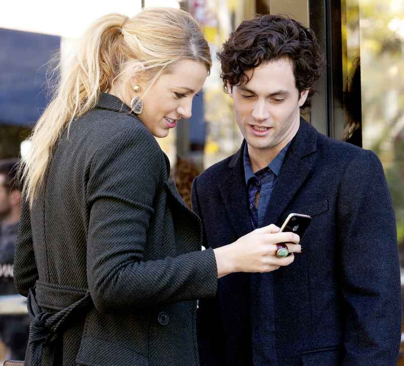 Blake Lively gave first iphone to Penn Badgley