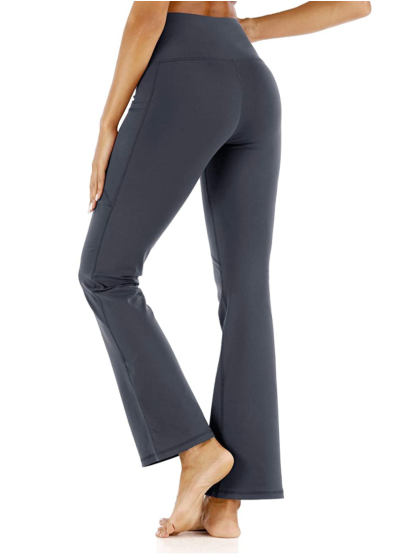 Amazon Bootcut Yoga Pants Have Amazingly Deep Pockets