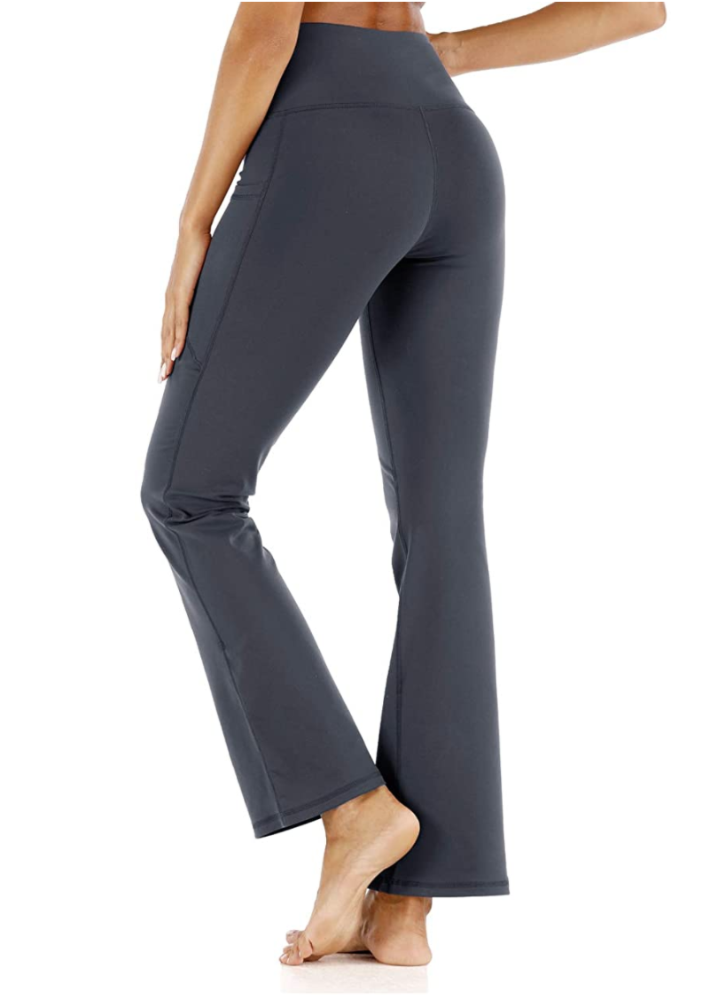 Bovodo Women's Bootcut Yoga Pants (Gray)