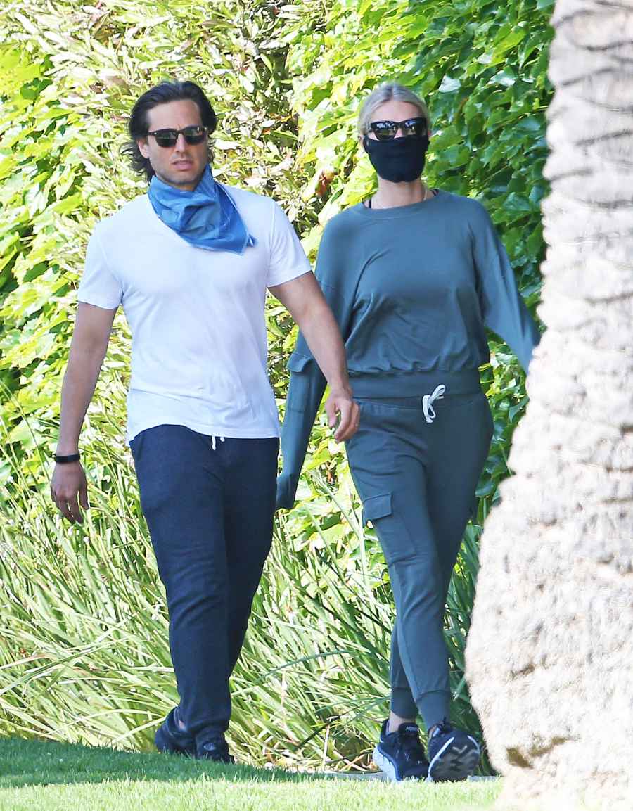 Brad Falchuk and Gwyneth Paltrow looked comfy in sweats while walking around L A