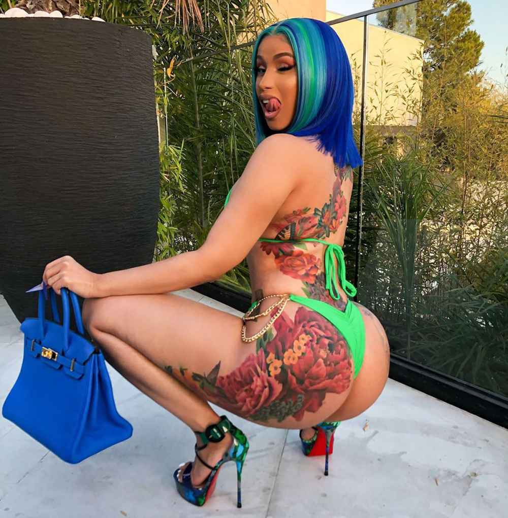 Cardi B Keeps It Real As She Adds to Her Extensive Back Tattoo