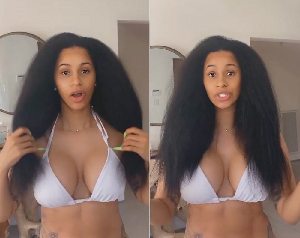 Cardi B Reveals What Her Hair 'Really' Looks Like