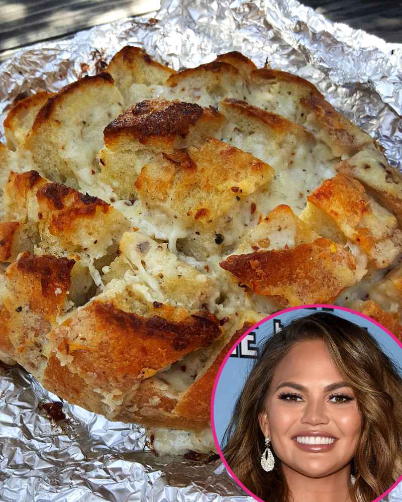 Chrissy Teigen's Cheesy Garlic Bread Celebrate National Cheese Day With These Celeb-Loved Recipes