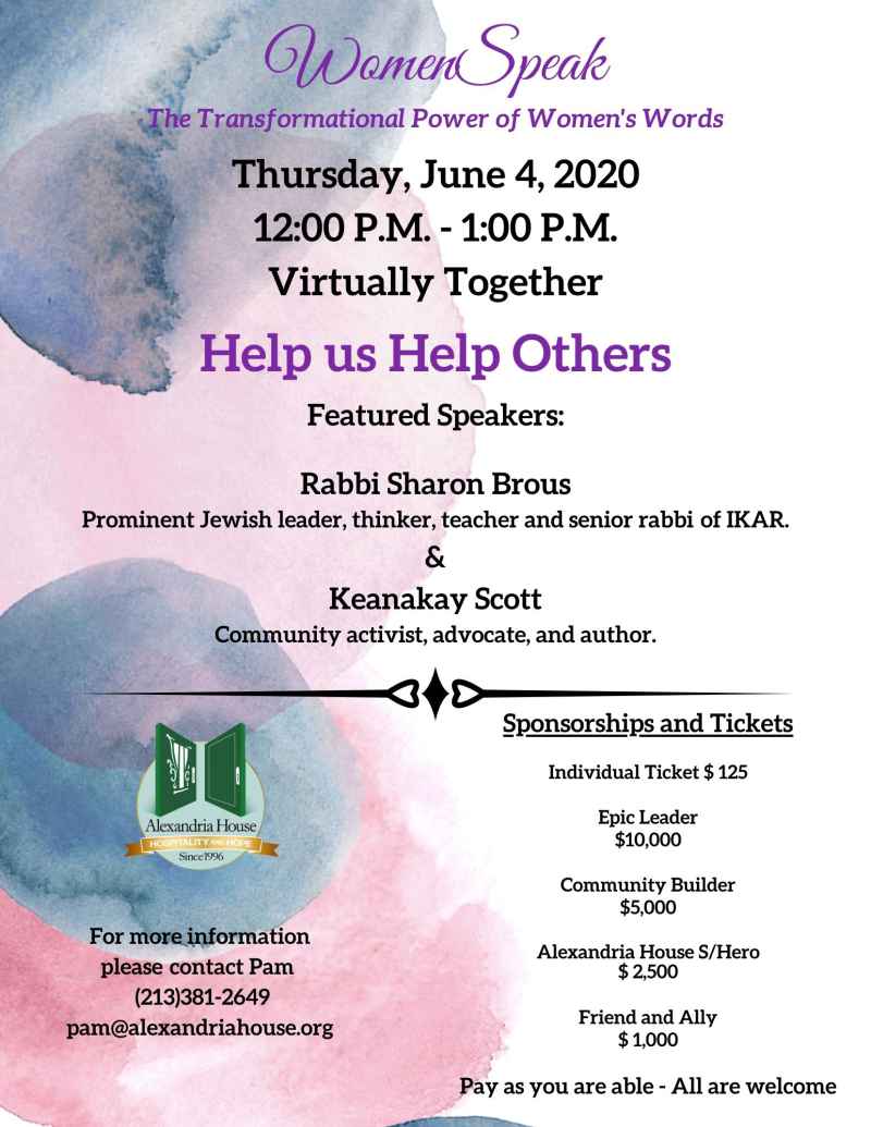 Chaka Khan Set to Perform at Alexandria House’s Virtual WomenSpeak Charity Event 