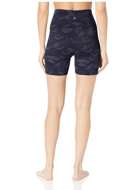 Core 10 Women's (XS-3X) 'All Day Comfort' High Waist Short - 5" (Heather Navy Camo)