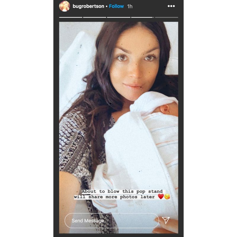 Courtney Robertson Gives Birth