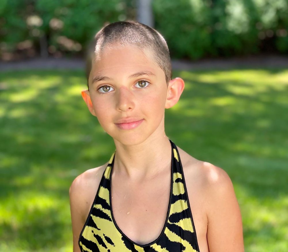 David Schwimmer's Daughter Cleo, 9, Stuns With Newly Shaved Head
