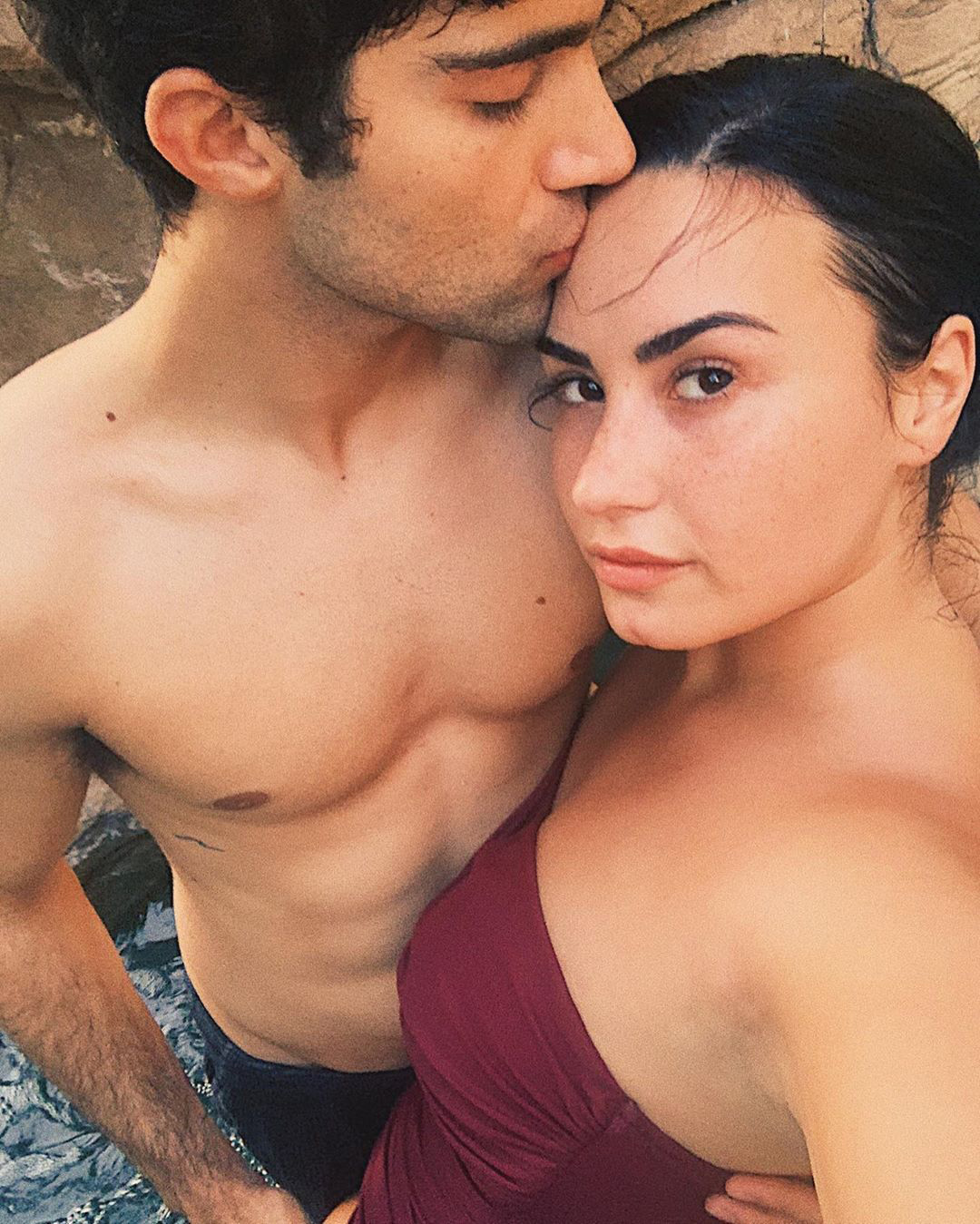 Demi Lovato Shares Steamy Photos With Boyfriend Max Ehrich on His 29th Birthday