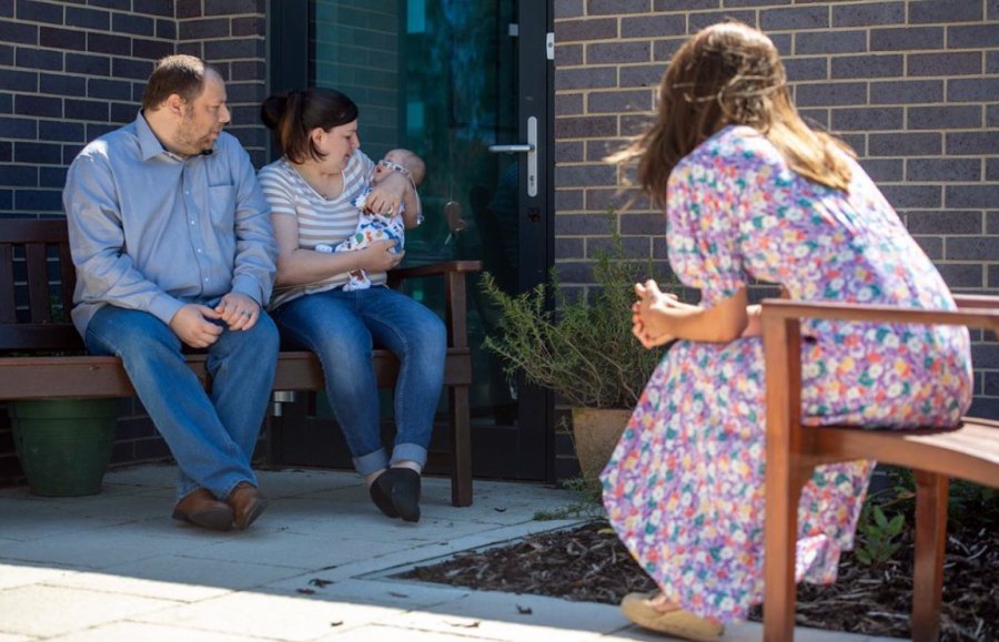 Duchess Kate Gets Her Hands Dirty Planting Sensory Garden at Childrens Hospice