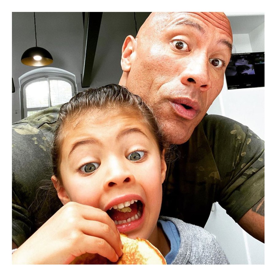 Dwayne The Rock Johnson Instagram Celebrate Fathers Day Food