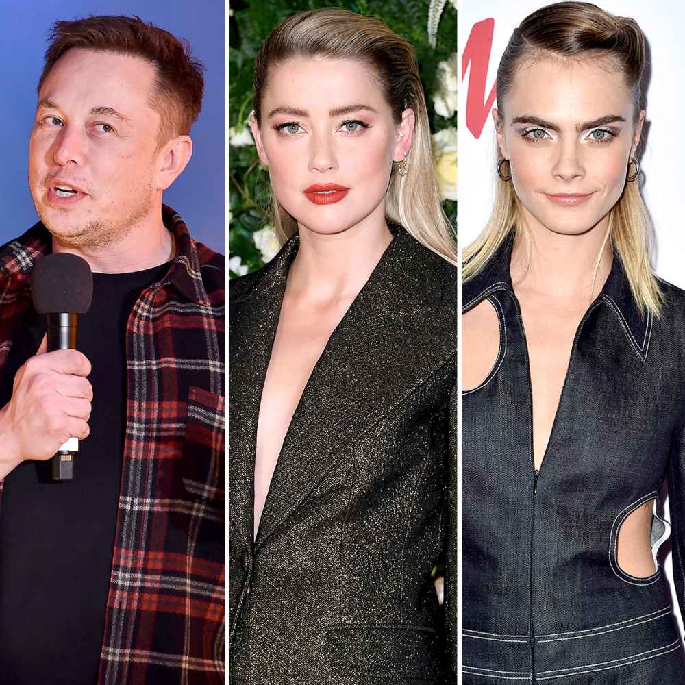 Elon Musk Denies Having a Threesome With Ex Amber Heard and Cara Delevingne