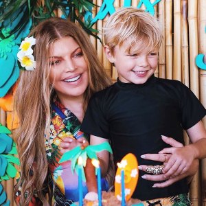 Fergie Brings Son Axl to Protest Supporting Black Lives Matter