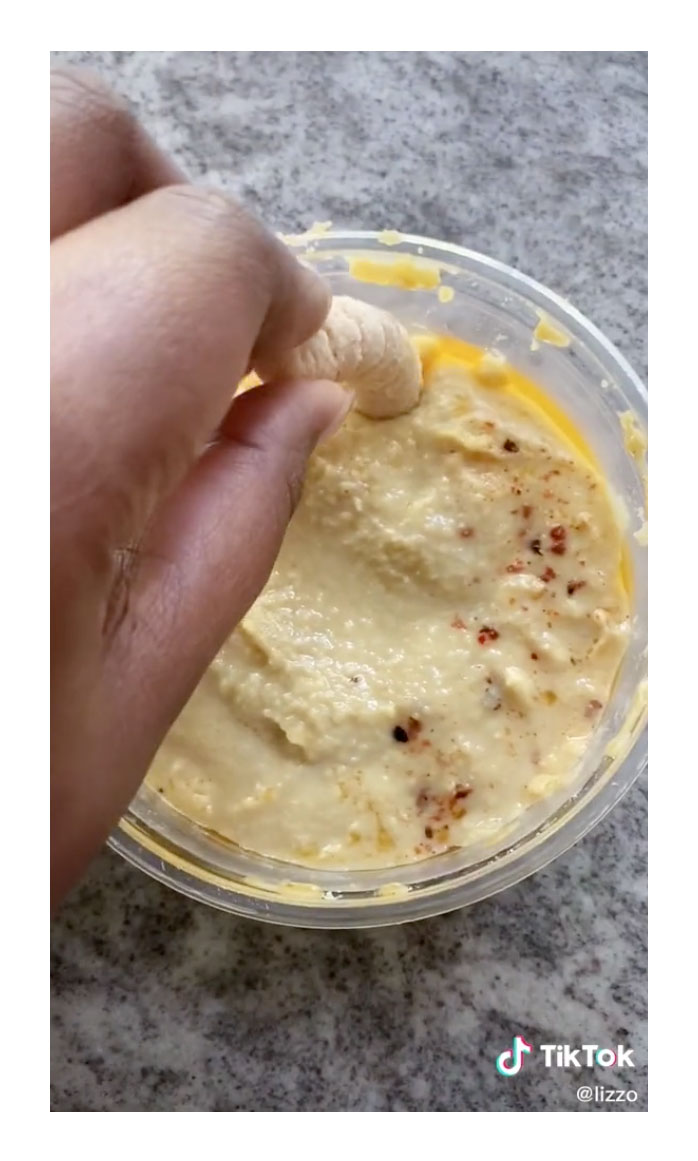 Hummus and Chips Lizzo Vegan Diet