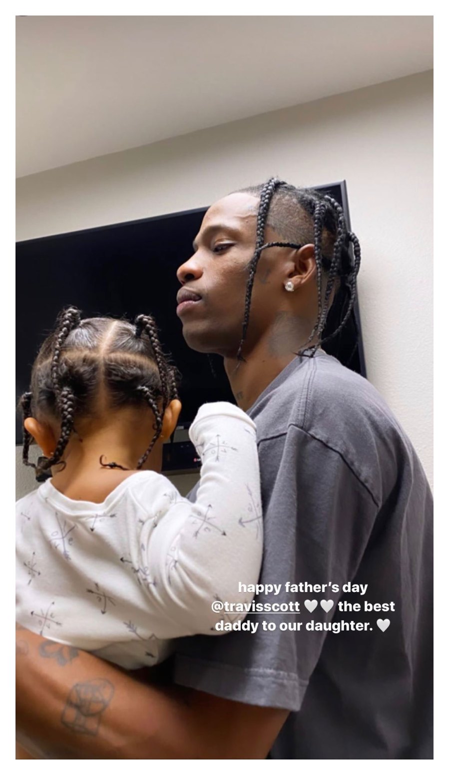 Inside Travis Scott Fathers Day Celebration With Kylie Jenner and Daughter Stormi Instagram
