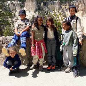 Reign Disick Mason Disick North West Penelope Disick Saint West and Kourtney Kardashian Inside the Kardashian-Jenner Family Wyoming Trip