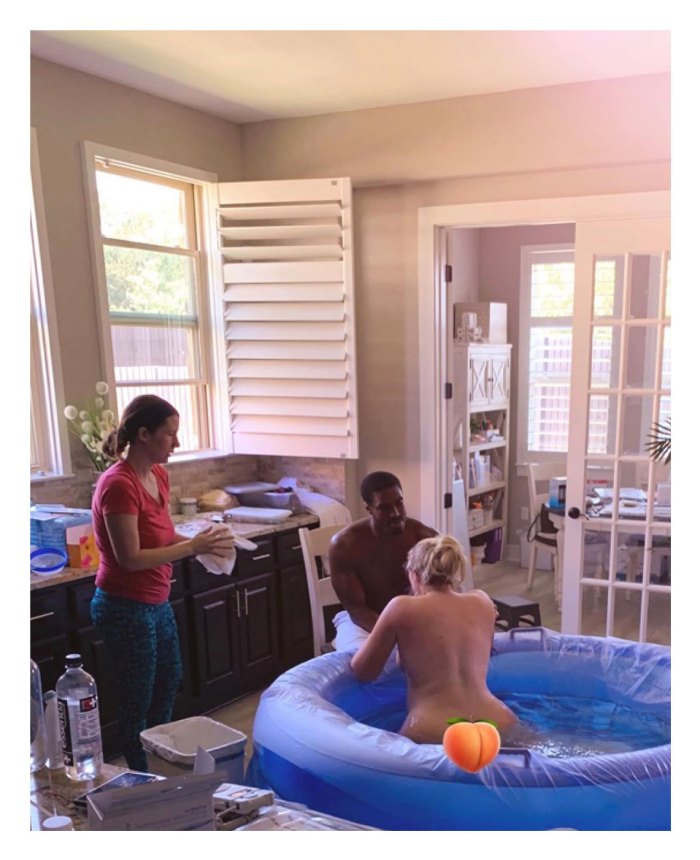 Iskra Lawrence Shares Intimate Look at Home Water Birth