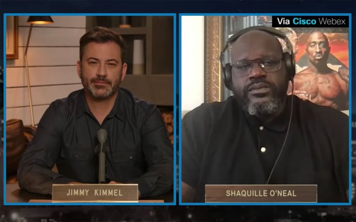 Jimmy Kimmel Shaquille ONeal Talks to His Sons About Interacting With Police