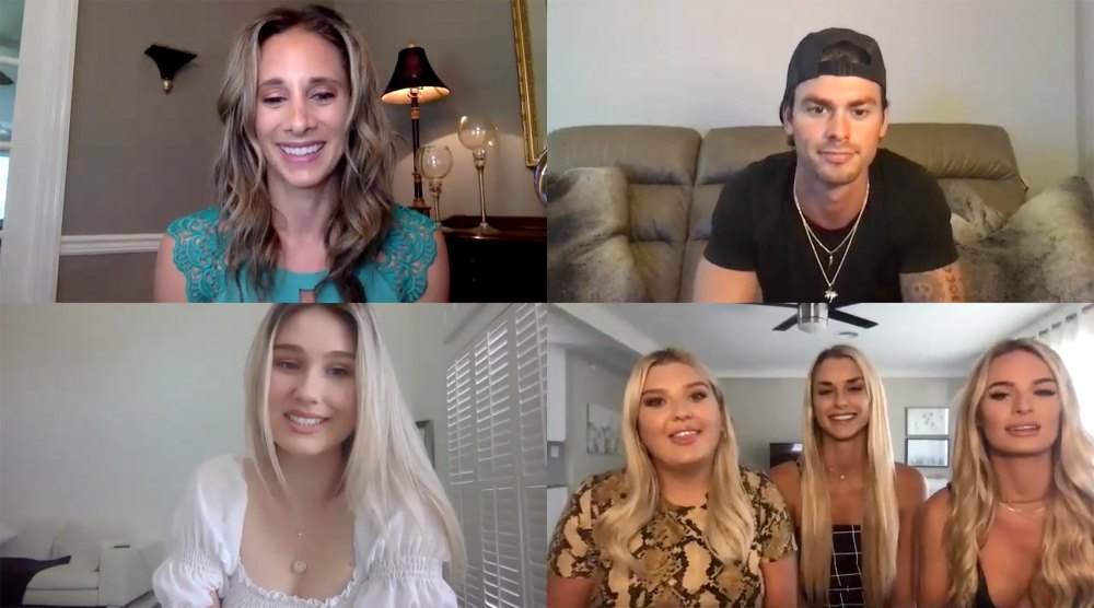 Garret, Madison, Chloe, Kesley, and Juliette Siesta Key Us Weekly Interview