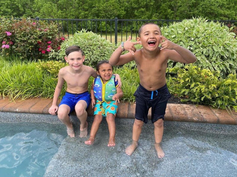 Kailyn Lowry Isaac Rivera, Lincoln Marroquin and Lux Lowry