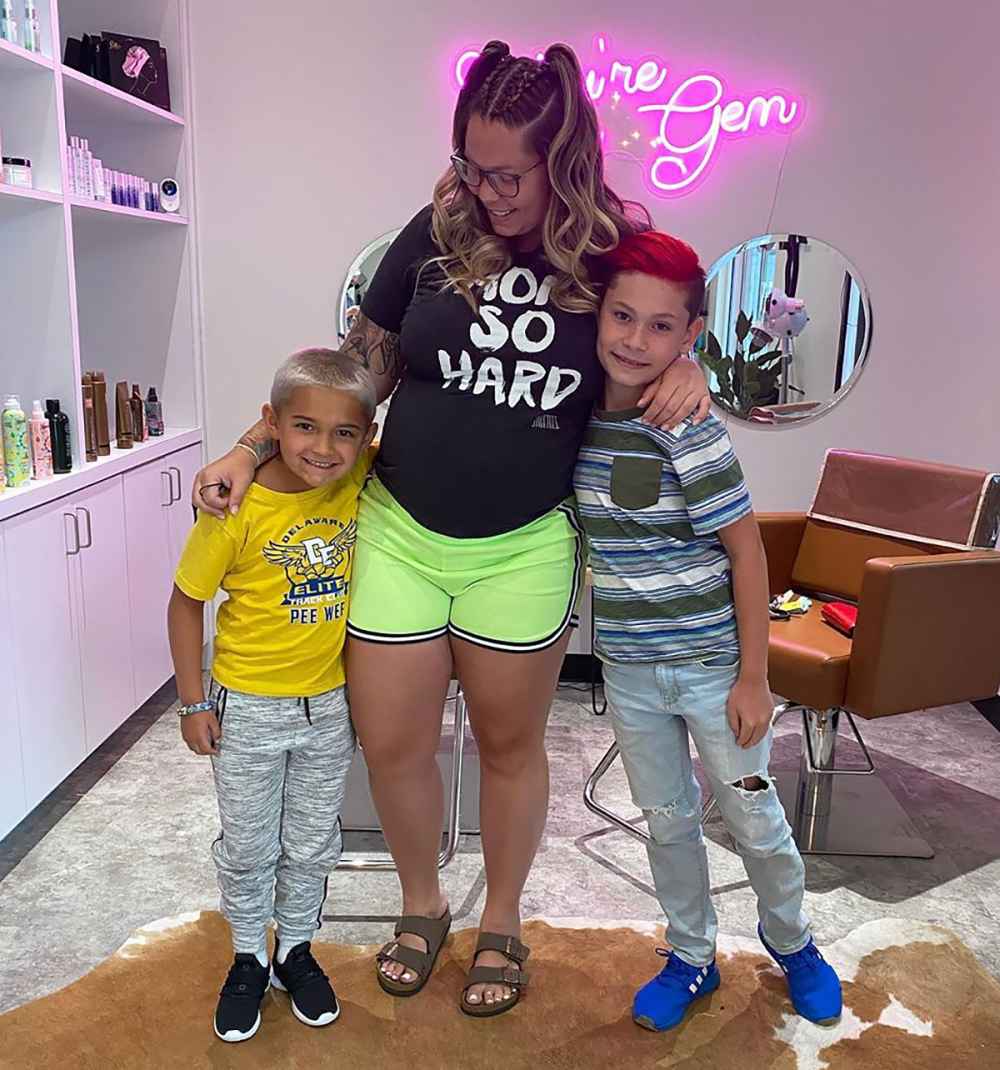 Kailyn Lowry Says There's 'No Harm' in Dyeing Her Children's Hair