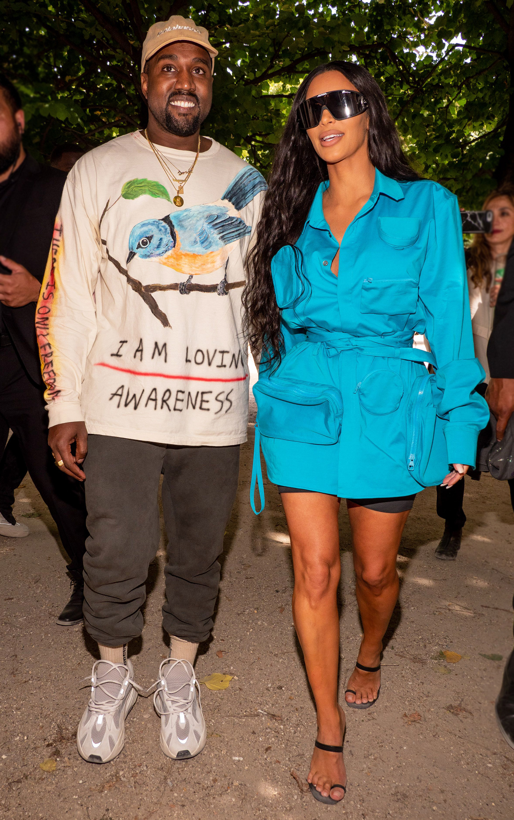 Kim Kardashian and Kanye West Couples Style: Pics