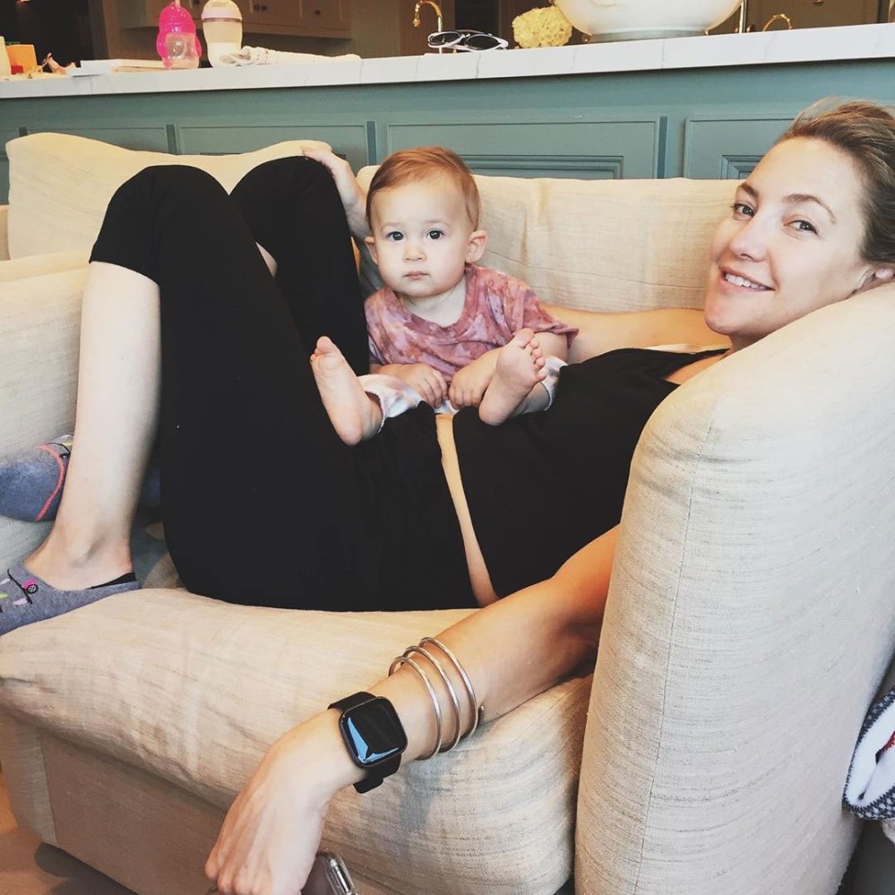 Kate Hudson Bathes With 20-Month-Old Daughter Rani