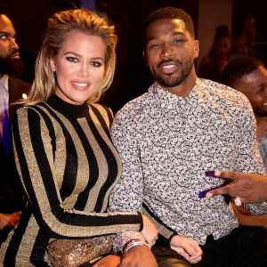 Khloe Kardashian and Tristan Thompson Look Awfully Cozy at Friend Birthday Party 2