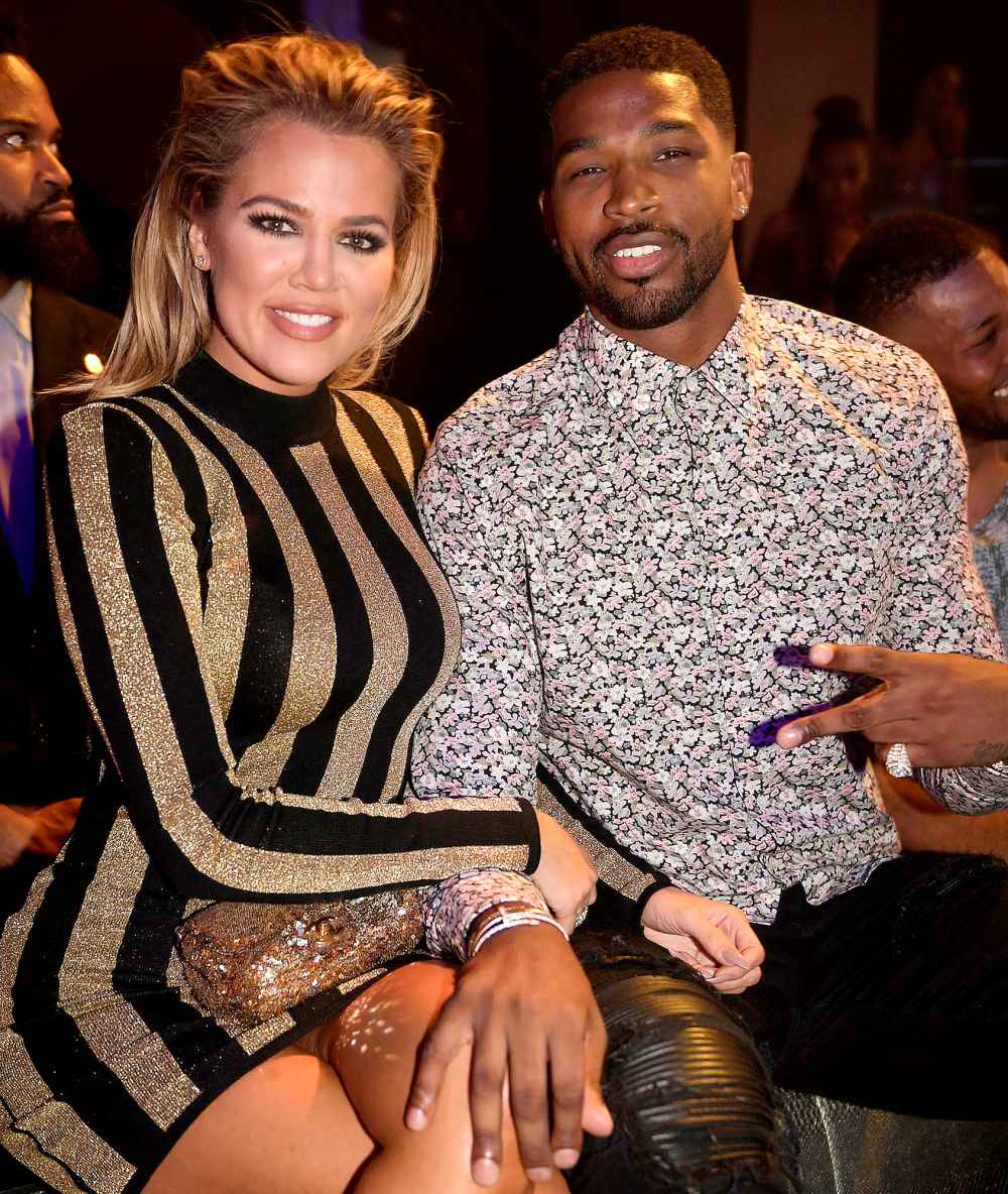Khloe Kardashian and Tristan Thompson Look Awfully Cozy at Friend Birthday Party 2