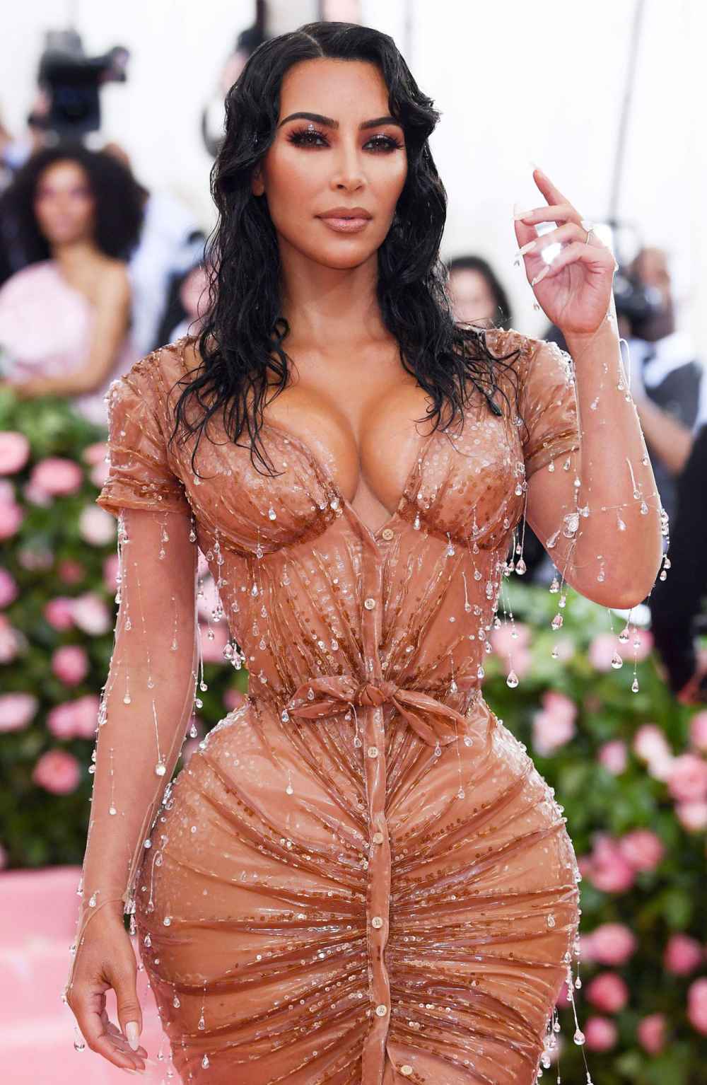Kim Kardashian's Waist Looks Unbelievably Tiny in Met Gala Corset Replacement