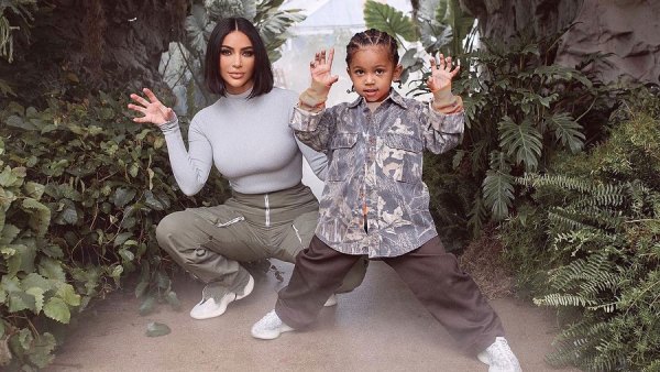 Kim Kardashian Reacts to Son Saint Saying She Buys Him Things
