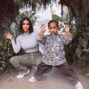 Kim Kardashian Reacts to Son Saint Saying She Buys Him Things