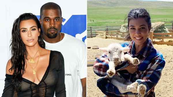 Kim Kardashian and Kanye West Are in Wyoming With Kourtney Kardashian and Extended Family